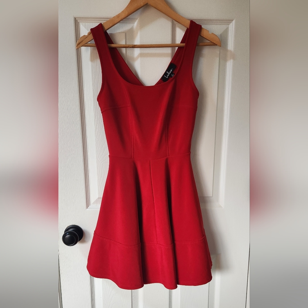 Lulus Home Before Daylight Red Square neck Sleeveles. Size:S - Picture 1 of 6